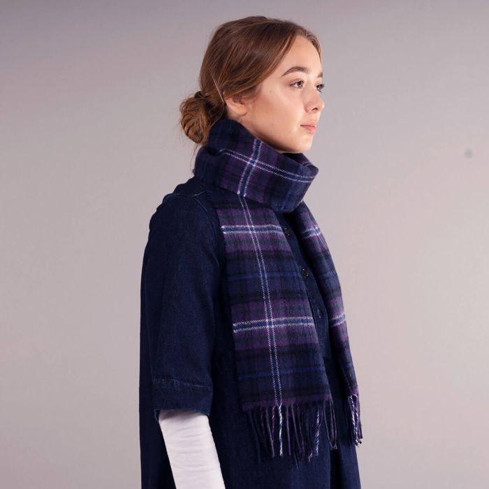 Bowhill Lambswool Tartan Scarf - Scotland Forever Modern - Image 5