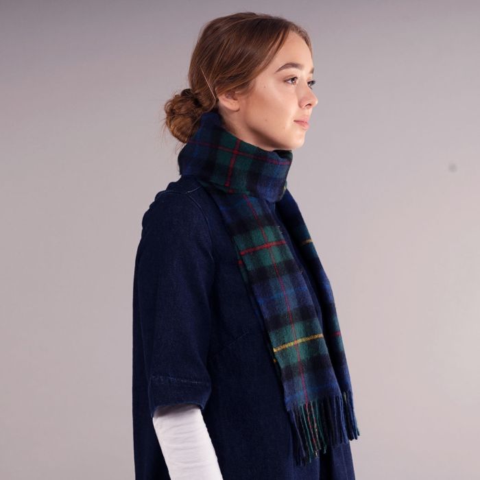 Bowhill Lambswool Tartan Scarf - Smith Modern - Image 4