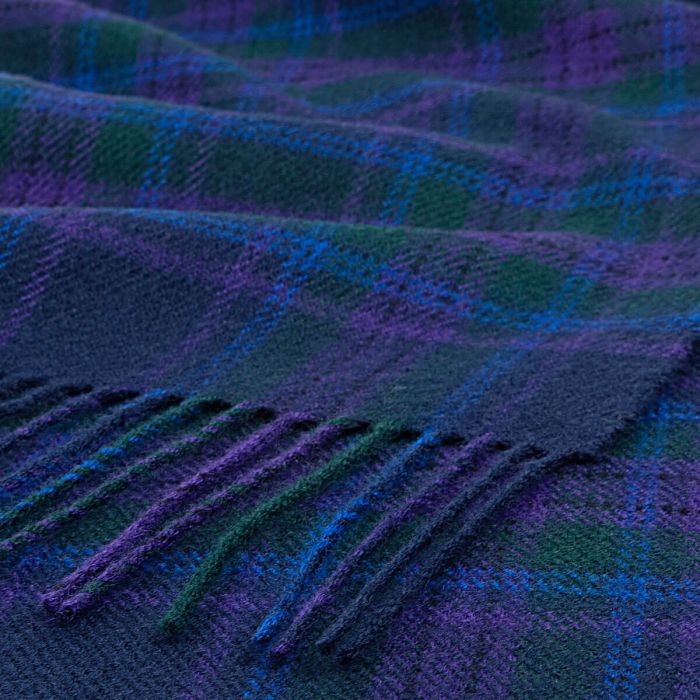 Bowhill Lambswool Tartan Scarf - Spirit of Scotland Modern - Image 3