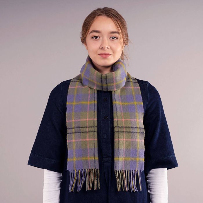 Bowhill Lambswool Tartan Scarf - Taylor Ancient - Image 4