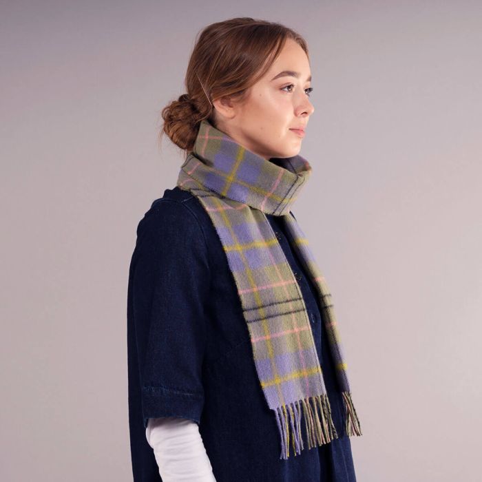 Bowhill Lambswool Tartan Scarf - Taylor Ancient - Image 5