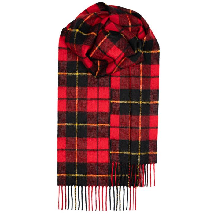 Bowhill Lambswool Tartan Scarf - Wallace Modern