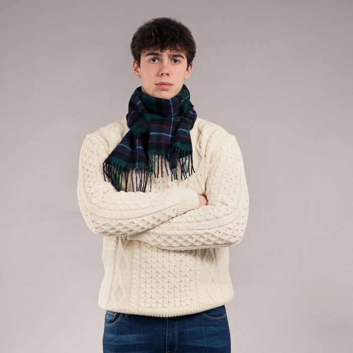 Bowhill Lambswool Tartan Scarf - Russell Modern - Image 5