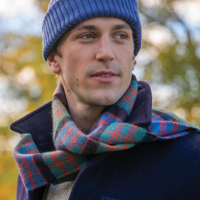 Bowhill Lambswool Tartan Scarf - MacDonald Clan Ancient - Image 6