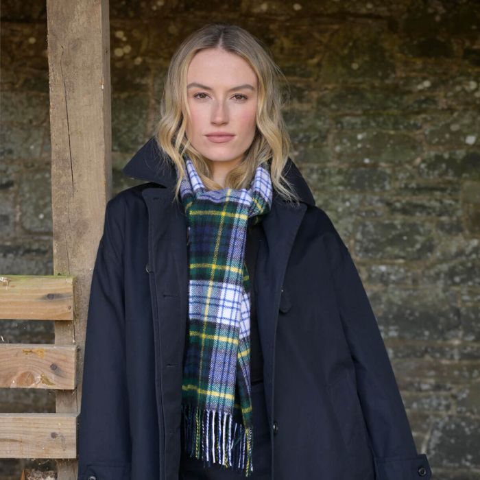 Bowhill Lambswool Tartan Scarf - Gordon Dress Modern - Image 6