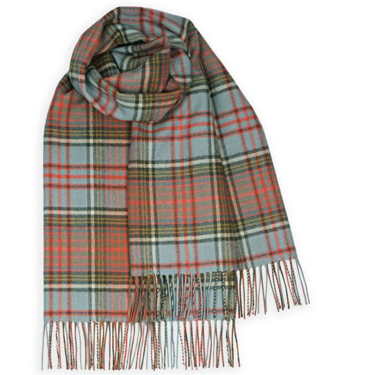 Anderson Weathered Tartan 100% Lambswool Stole - Image 2