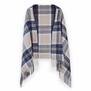 Bannockbane Grey Tartan 100% Lambswool Stole