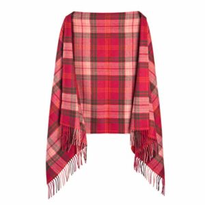 Lochcarron Hunting Rose Tartan 100% Lambswool Stole