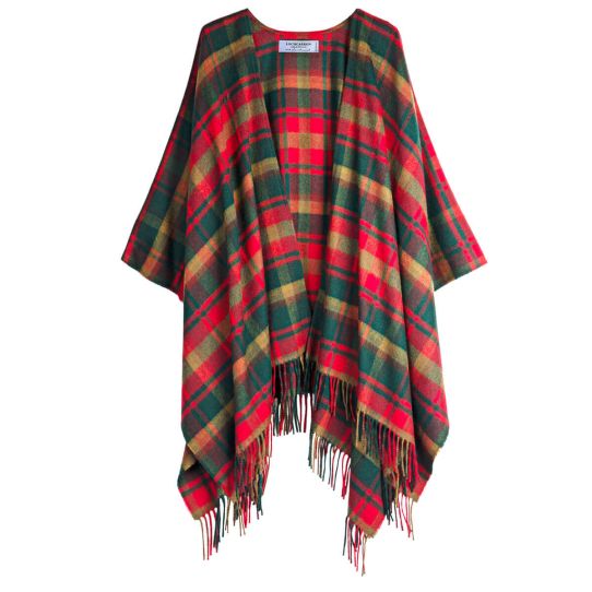 Lambswool Serape - Maple Leaf Canadian Tartan