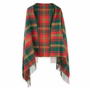 Maple Leaf Canadian Tartan 100% Lambswool Stole