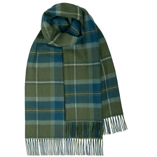 Scottish Borderland Tartan 100% Lambswool Stole - Image 2