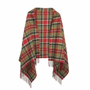 Stewart Prince Charles Edward Weathered Tartan 100% Lambswool Stole