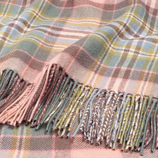 Lambswool Serape - Dundee Rose Tartan - Image 3