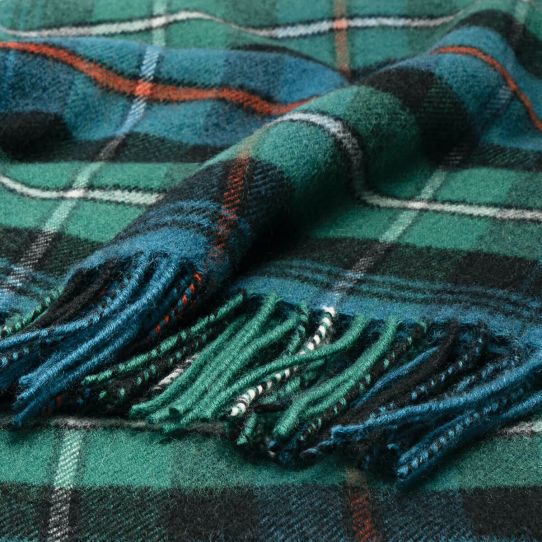 Lambswool Serape - MacKenzie Ancient Tartan - Image 3