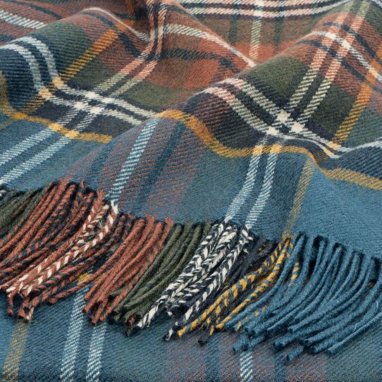 Lambswool Serape - MacBeth Weathered Tartan - Image 2