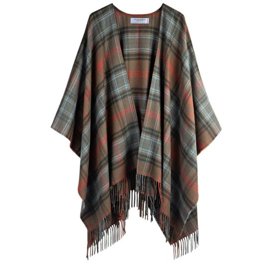 Lambswool Serape - Lochcarron Hunting Weathered Tartan