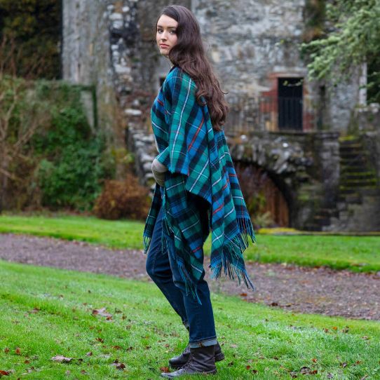 Lambswool Serape - MacKenzie Ancient Tartan - Image 2