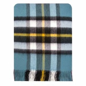 Thomson Blue Tartan Lambswool Serape